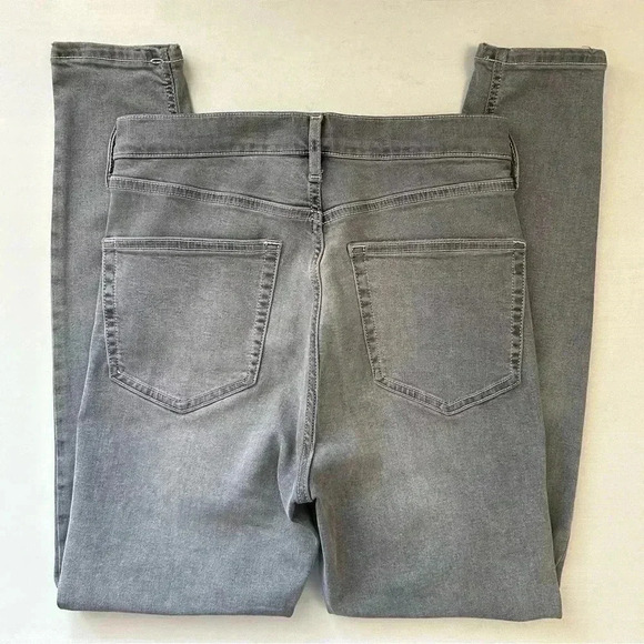 Topshop Jamie Skinny Jeans High Rise Ankle Cropped  Grey Size 26 - Picture 11 of 13